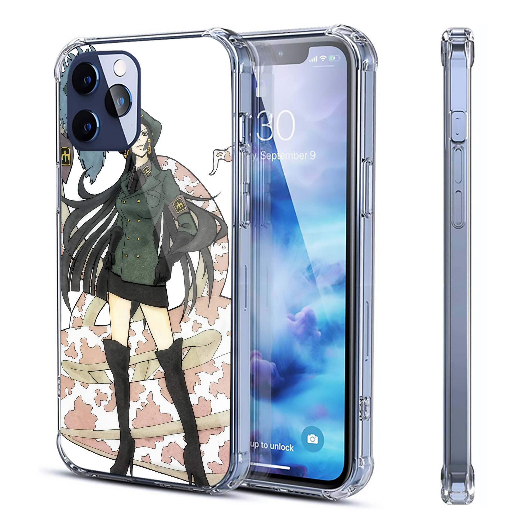 （画像用） ワンピース ONE PIECE 【iPhone 12シリーズ対応】透明スマホケース（クリアソフトケース）